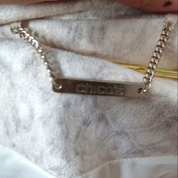 𝅺chico's Elongated Faux Suede Snake Print Moto Jacket Size 3 - Picture 5 of 8